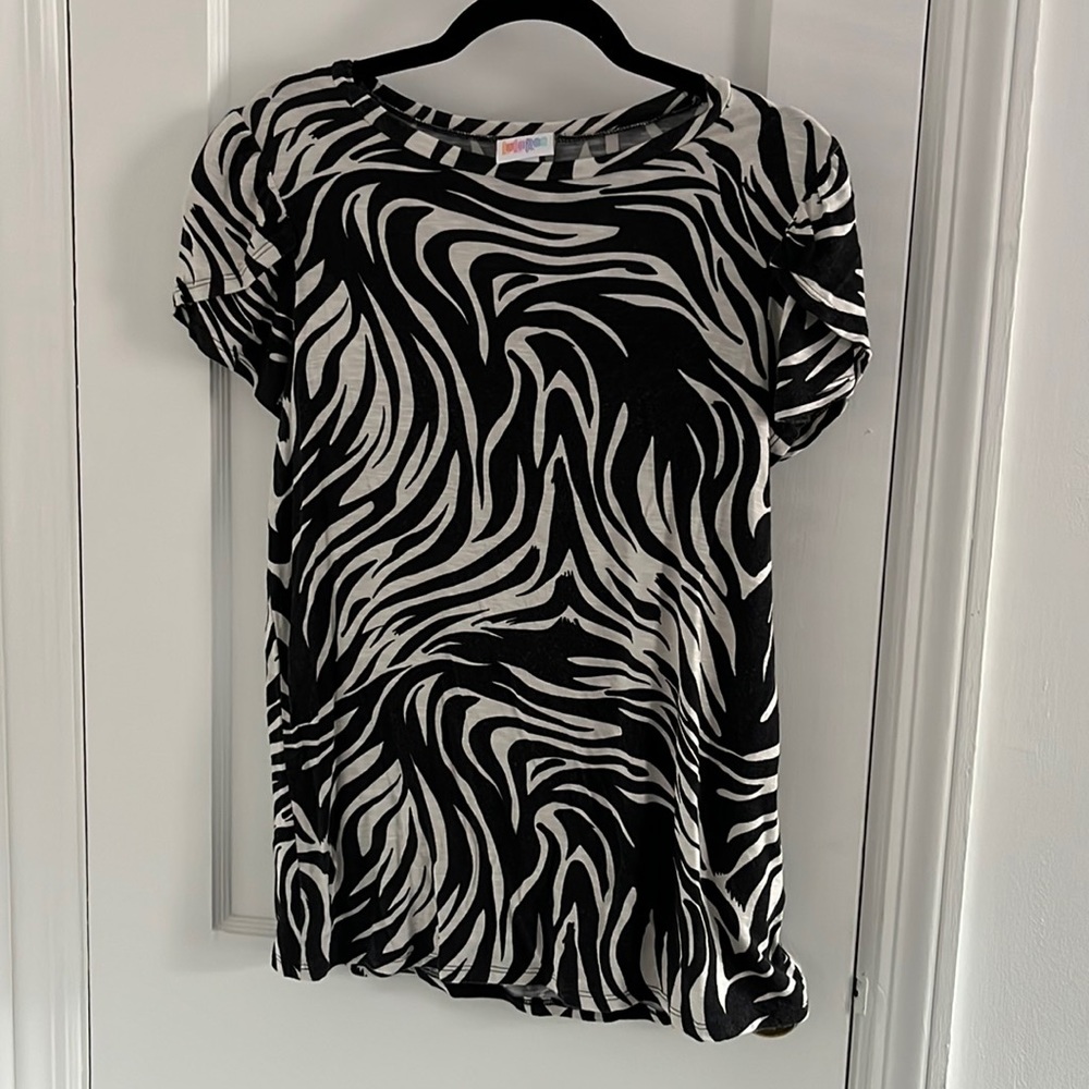 Xs Zebra Print LuLaRoe Olive